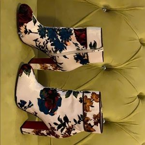 Christian Louboutin Moulamax Velvet Ankle Boots.